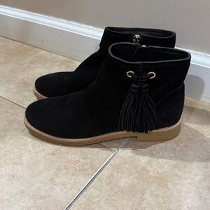 KATE SPADE‎ Bellamy Suede Tassle Bootie Boot Size 6